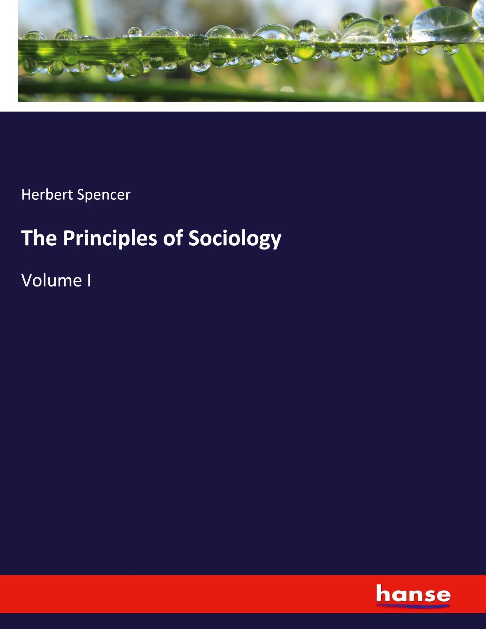 The Principles of Sociology / Volume I / Herbert Spencer / Taschenbuch / Englisch / 2023 / hansebooks / EAN 9783348110617 - Spencer, Herbert