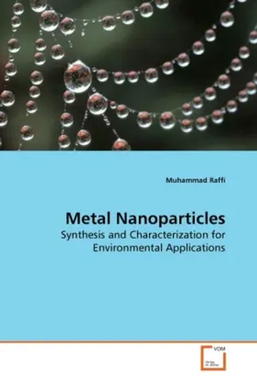 Metal Nanoparticles / Synthesis and Characterization for Environmental Applications / Muhammad Raffi / Taschenbuch / Englisch / VDM Verlag Dr. Müller / EAN 9783639287639 - Raffi, Muhammad