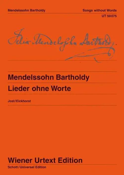 Lieder ohne Worte / Nach Autografen, Abschriften und Erstausgaben. Klavier. / Christa Jost / Buch / Noten | Urtextausgabe (Broschur) / 224 S. / 2001 / Schott Music, Mainz / EAN 9783850550741 - Jost, Christa