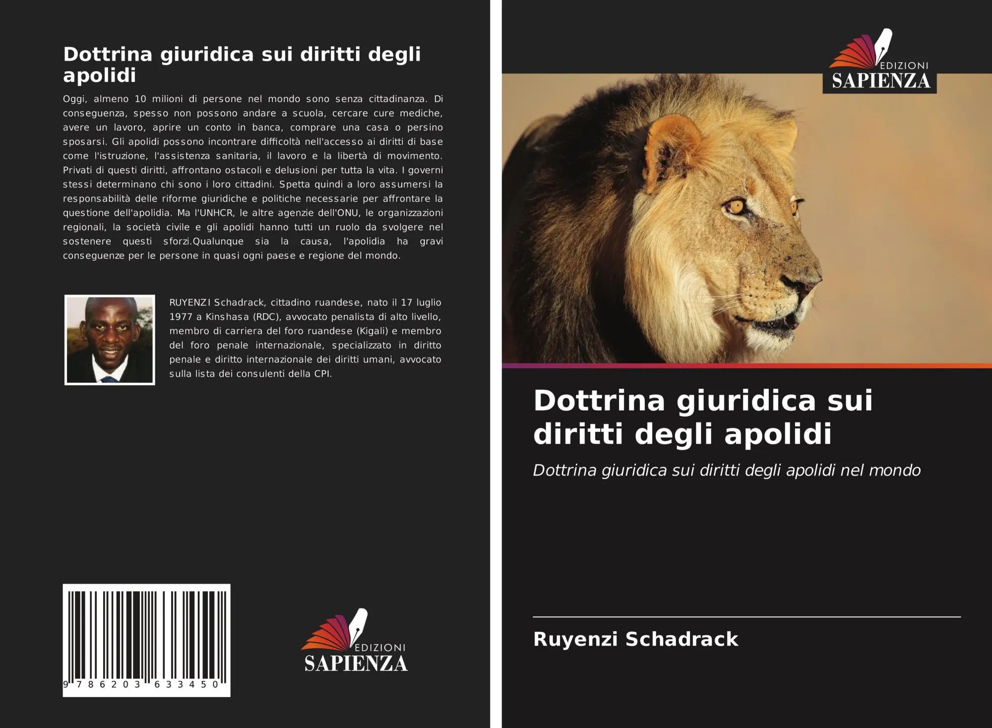 Dottrina giuridica sui diritti degli apolidi / Dottrina giuridica sui diritti degli apolidi nel mondo / Ruyenzi Schadrack / Taschenbuch / Italienisch / 2021 / Edizioni Sapienza / EAN 9786203633450 - Schadrack, Ruyenzi