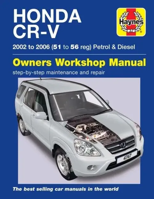 Honda CR-V Petrol & Diesel (02 - 06) Haynes Repair Manual | Haynes Publishing-image