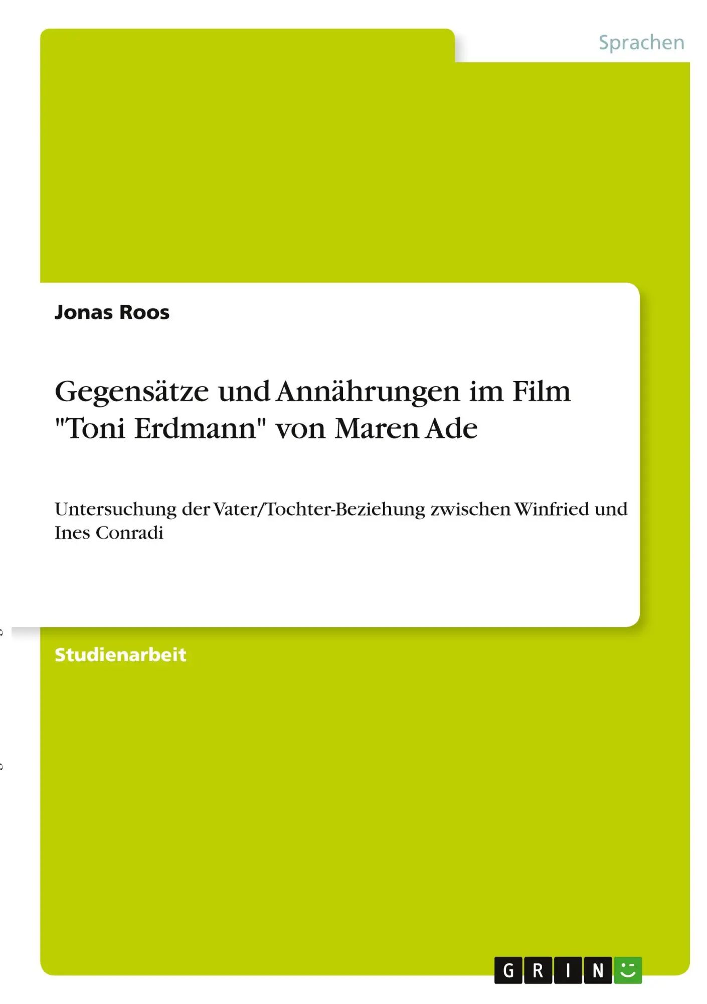 Gegensätze und Annährungen im Film 